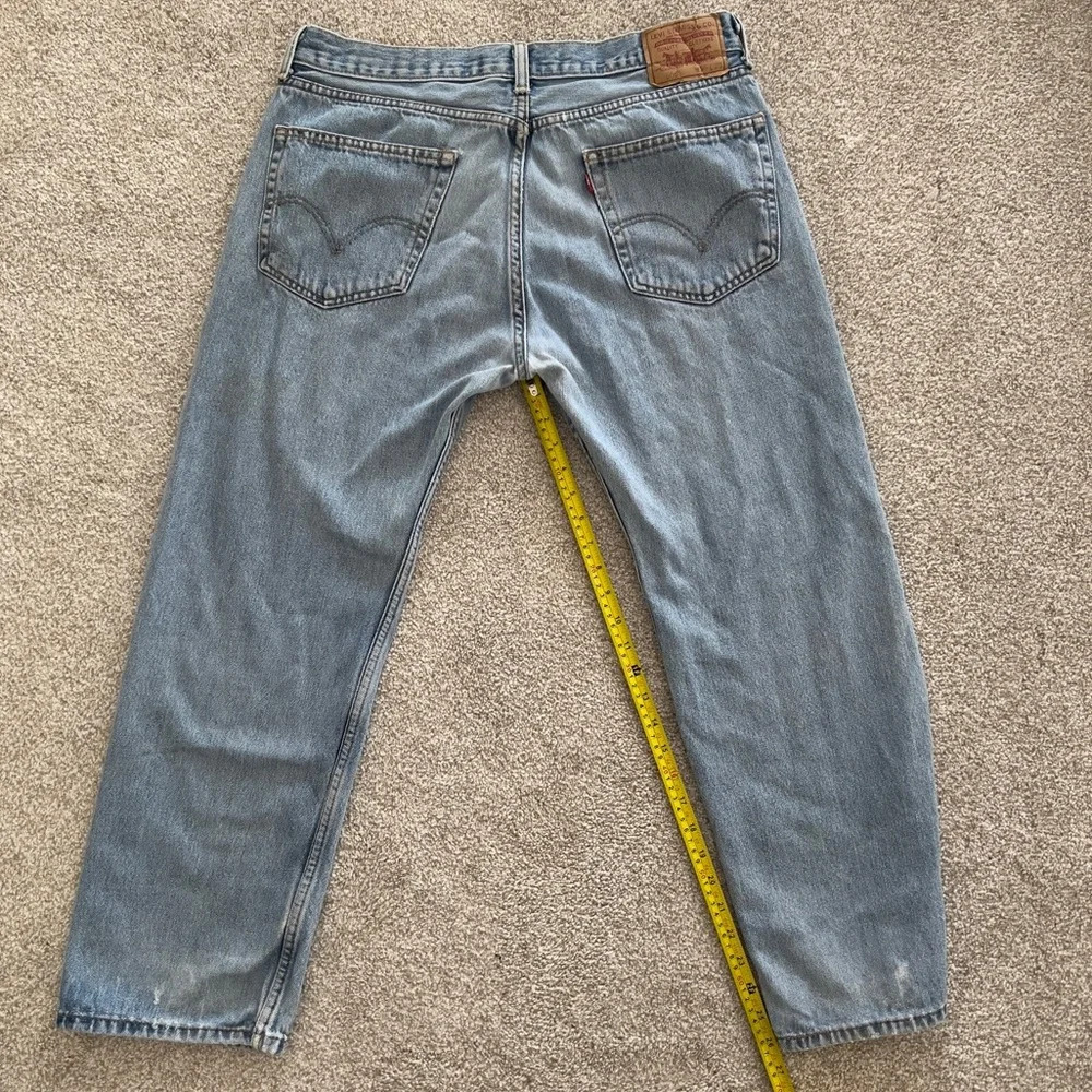 Levi’s Straight Fit 505 Stonewash Jeans Size W36 L29 - Picture 4 of 5